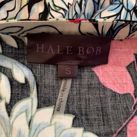 📌 Hale Bob Amberlynn Silk Burnout Silk Tunic - Picture 2 of 4